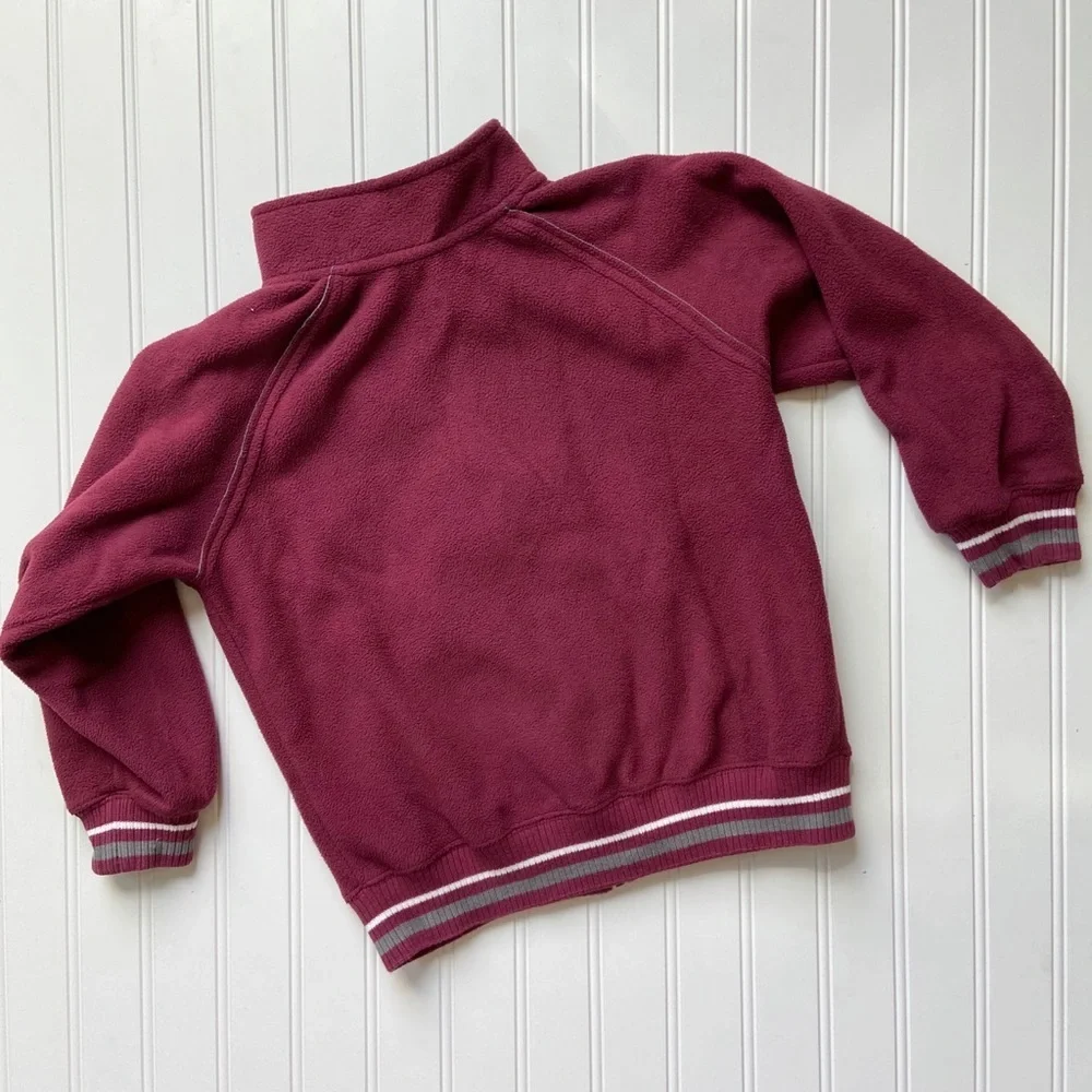 •Carter’s• maroon zip fleece